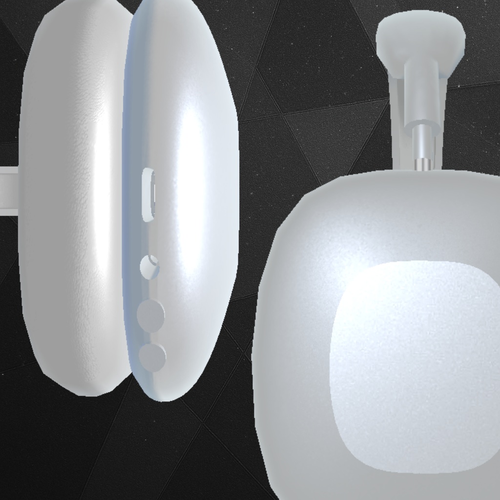 【VRChat想定】ミニマルヘッドフォン