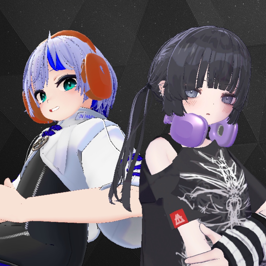 【VRChat想定】ミニマルヘッドフォン