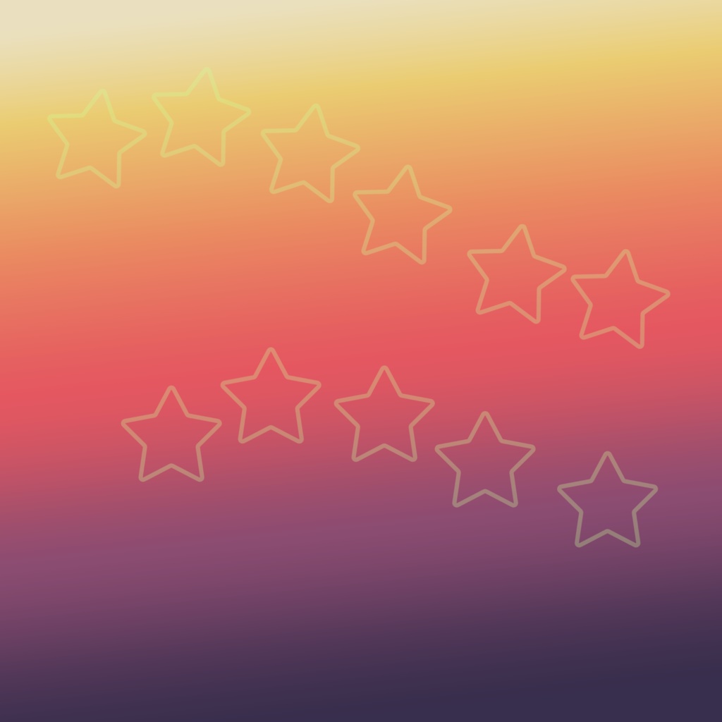 サムネ素材(スター系)