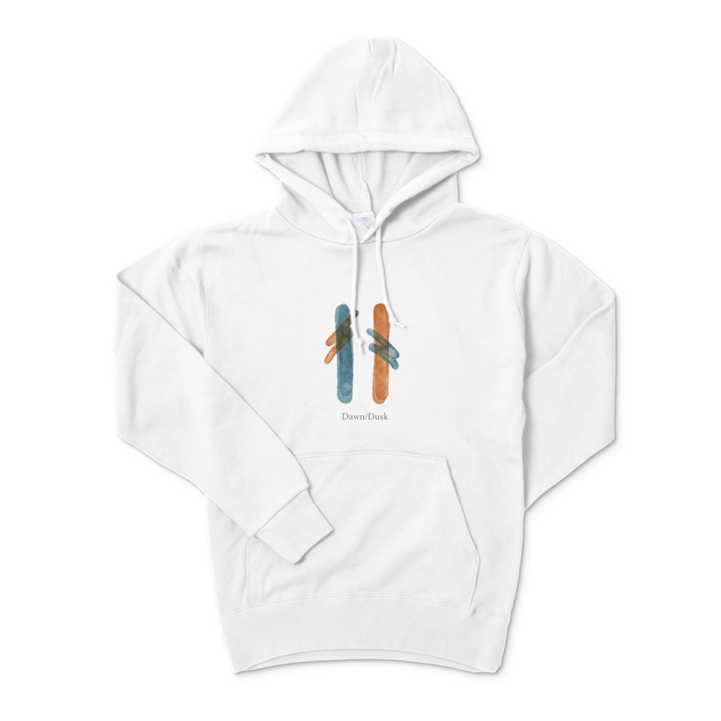 ”D&D Orange and Blue” Hoodie Front Print