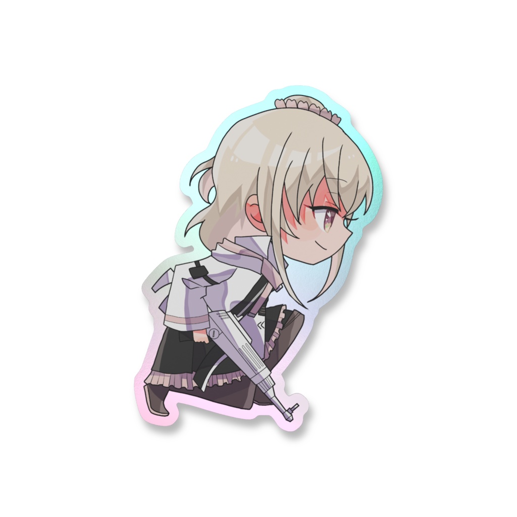 【ステッカー】オーロラ ちびきゃらシール あかる様1