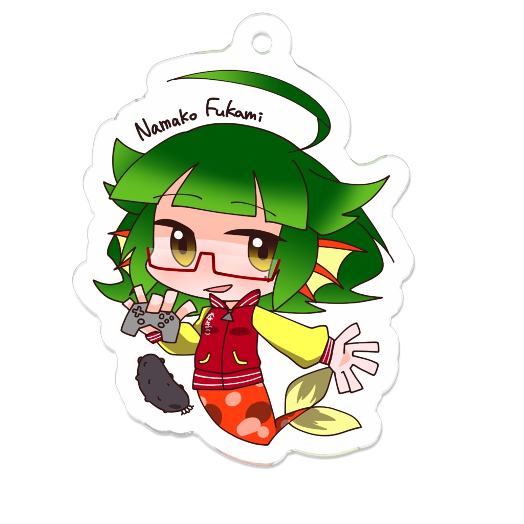 深海ナマ子 アクリルキーホルダー