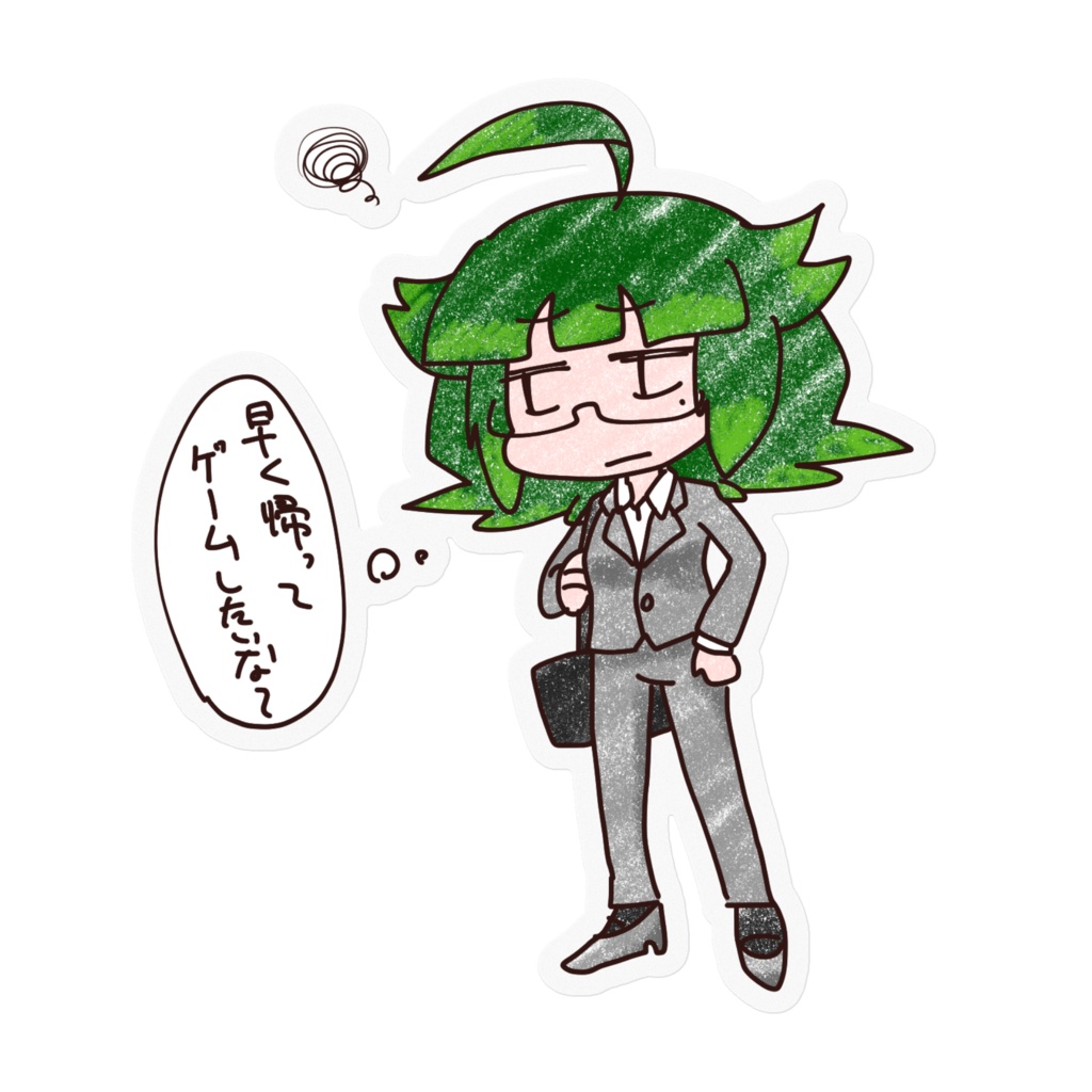 おはなまこステッカー #002