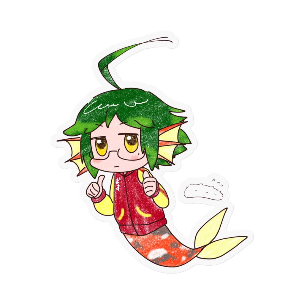 おはなまこステッカー #004