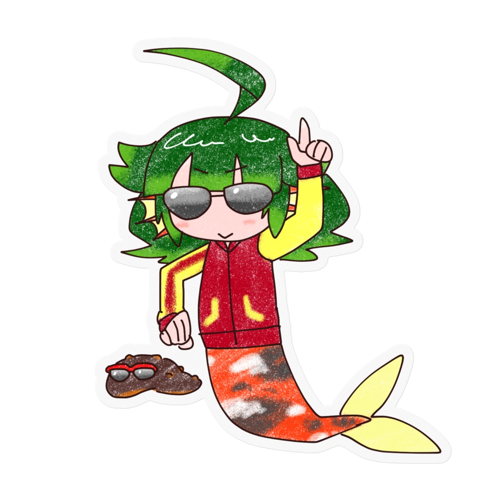 おはなまこステッカー #005