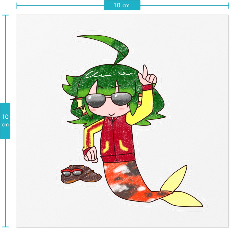 おはなまこステッカー #005