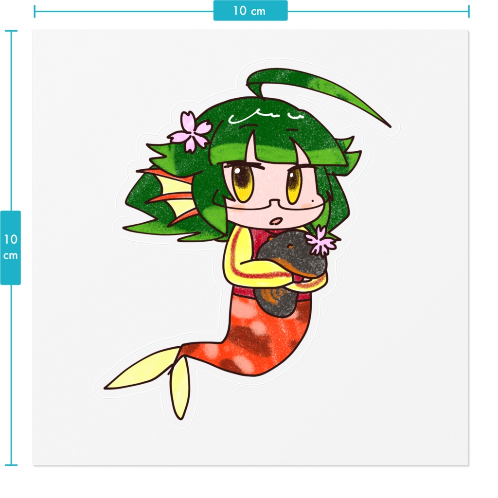 おはなまこステッカー #007