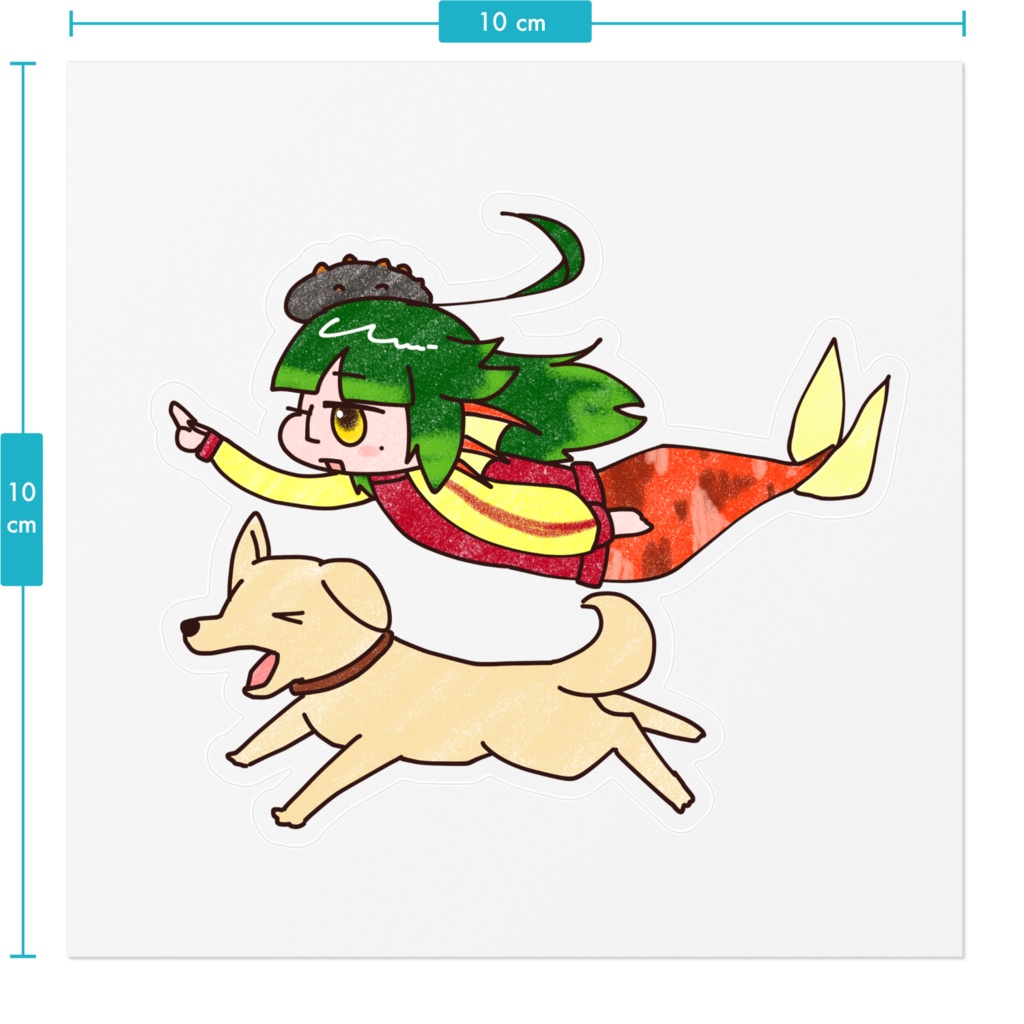 おはなまこステッカー #008