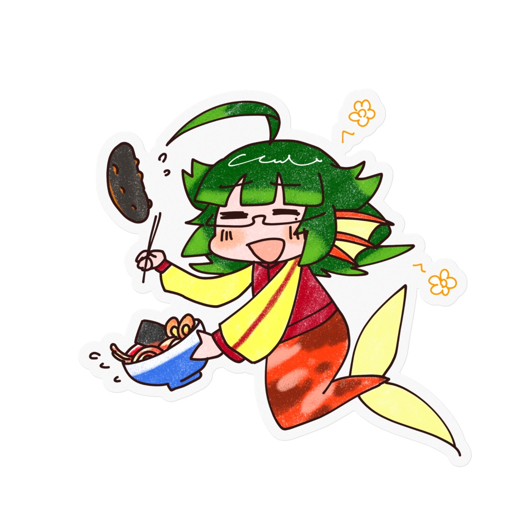 おはなまこステッカー #009