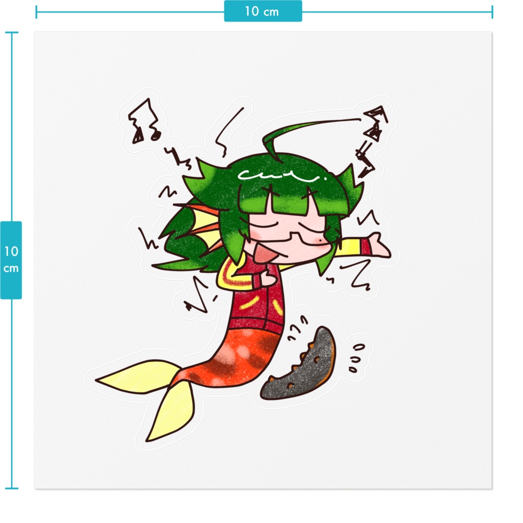 おはなまこステッカー #014