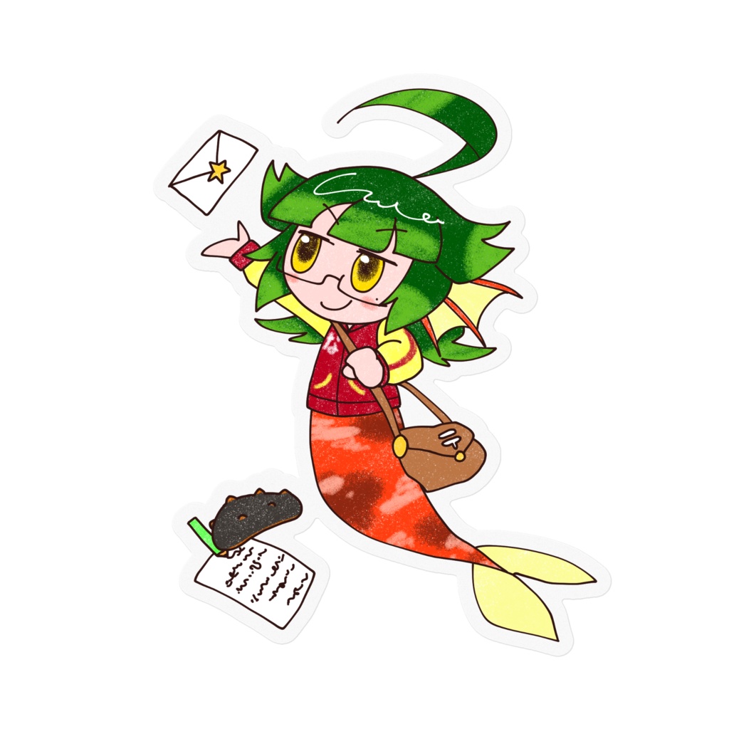 おはなまこステッカー #015