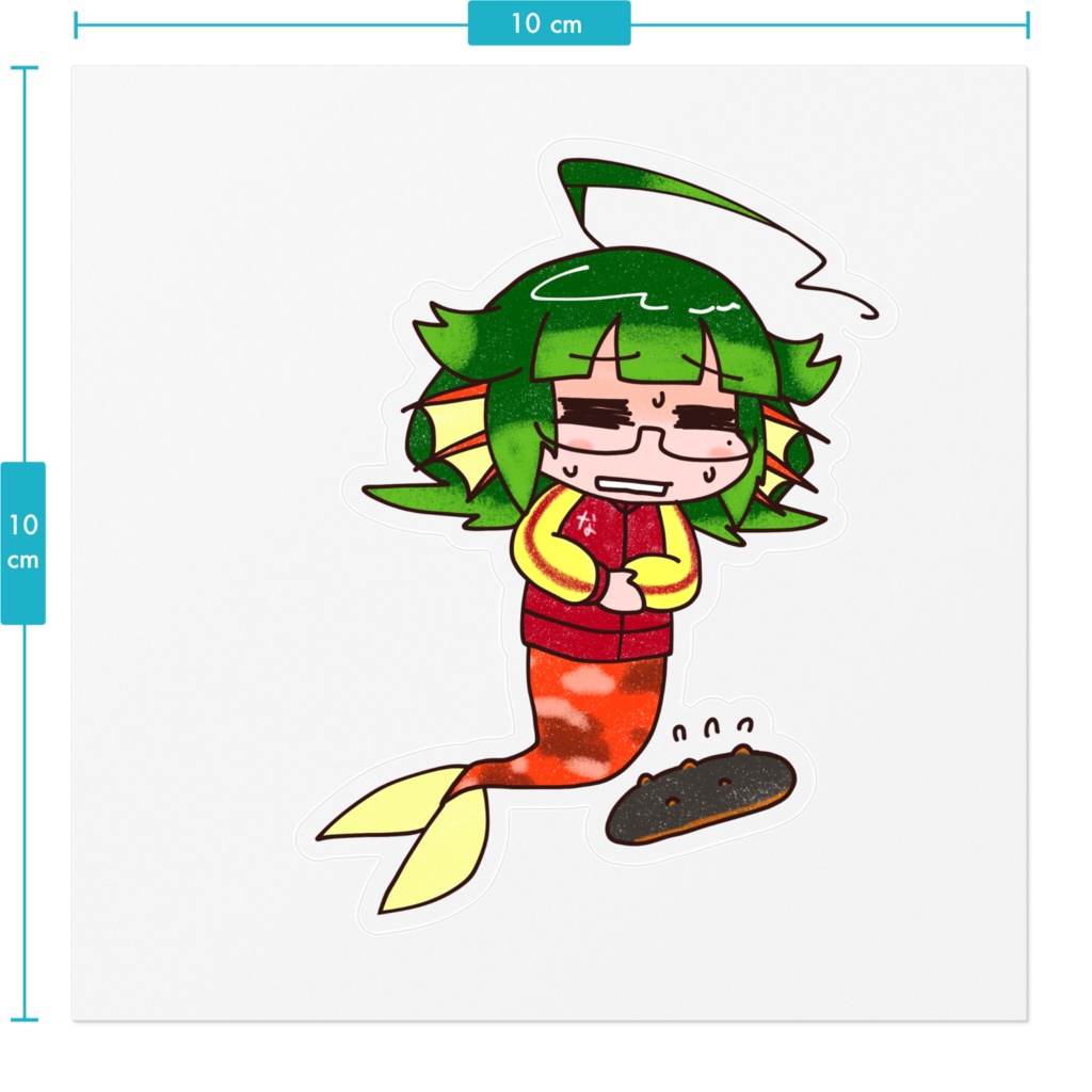 おはなまこステッカー #017