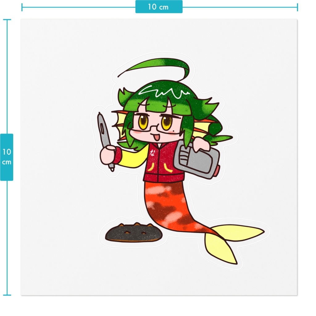 おはなまこステッカー #018