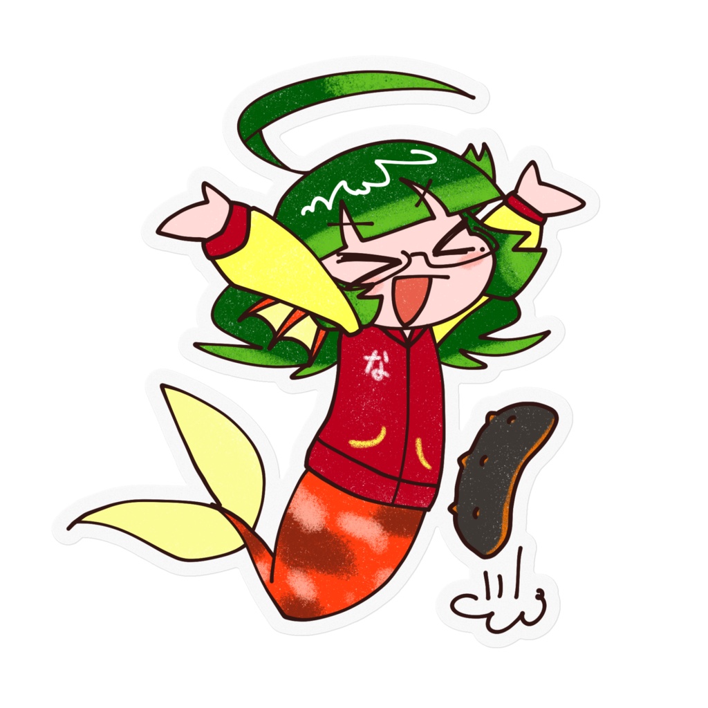 おはなまこステッカー #019