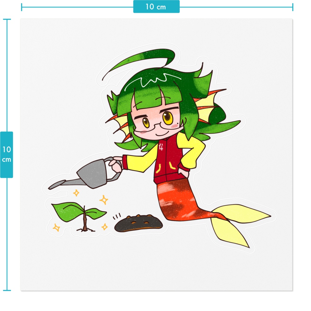 おはなまこステッカー #023