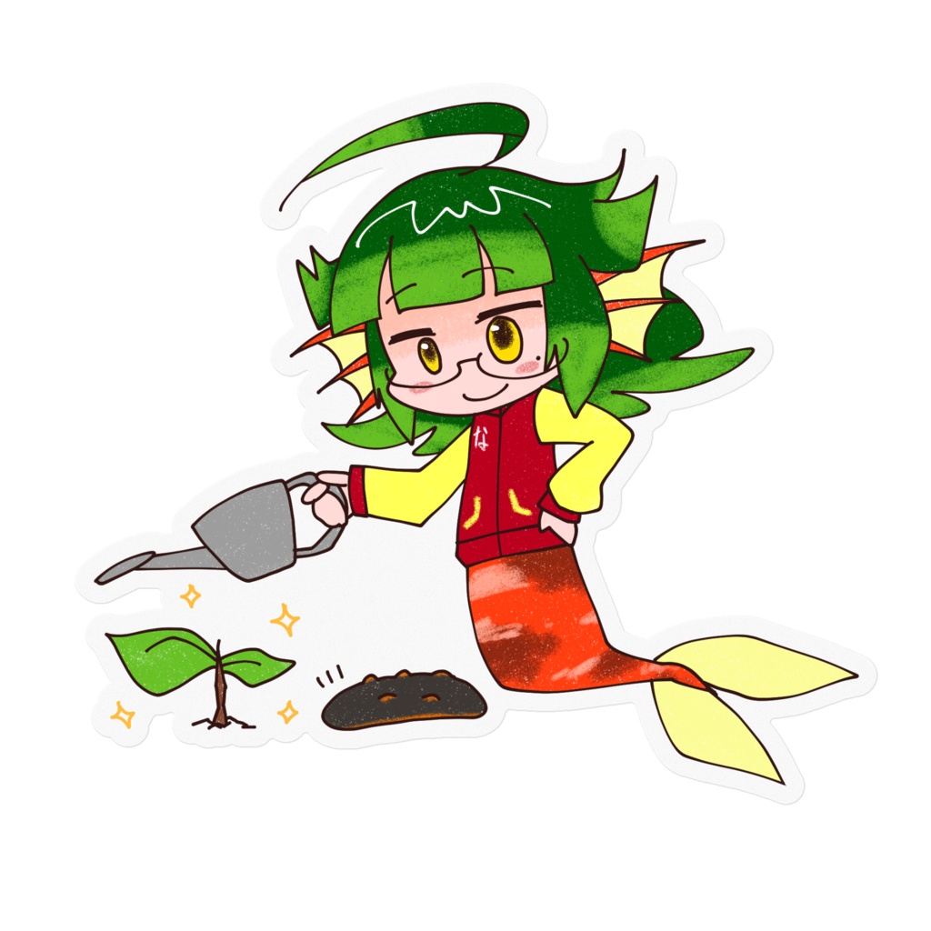 おはなまこステッカー #023