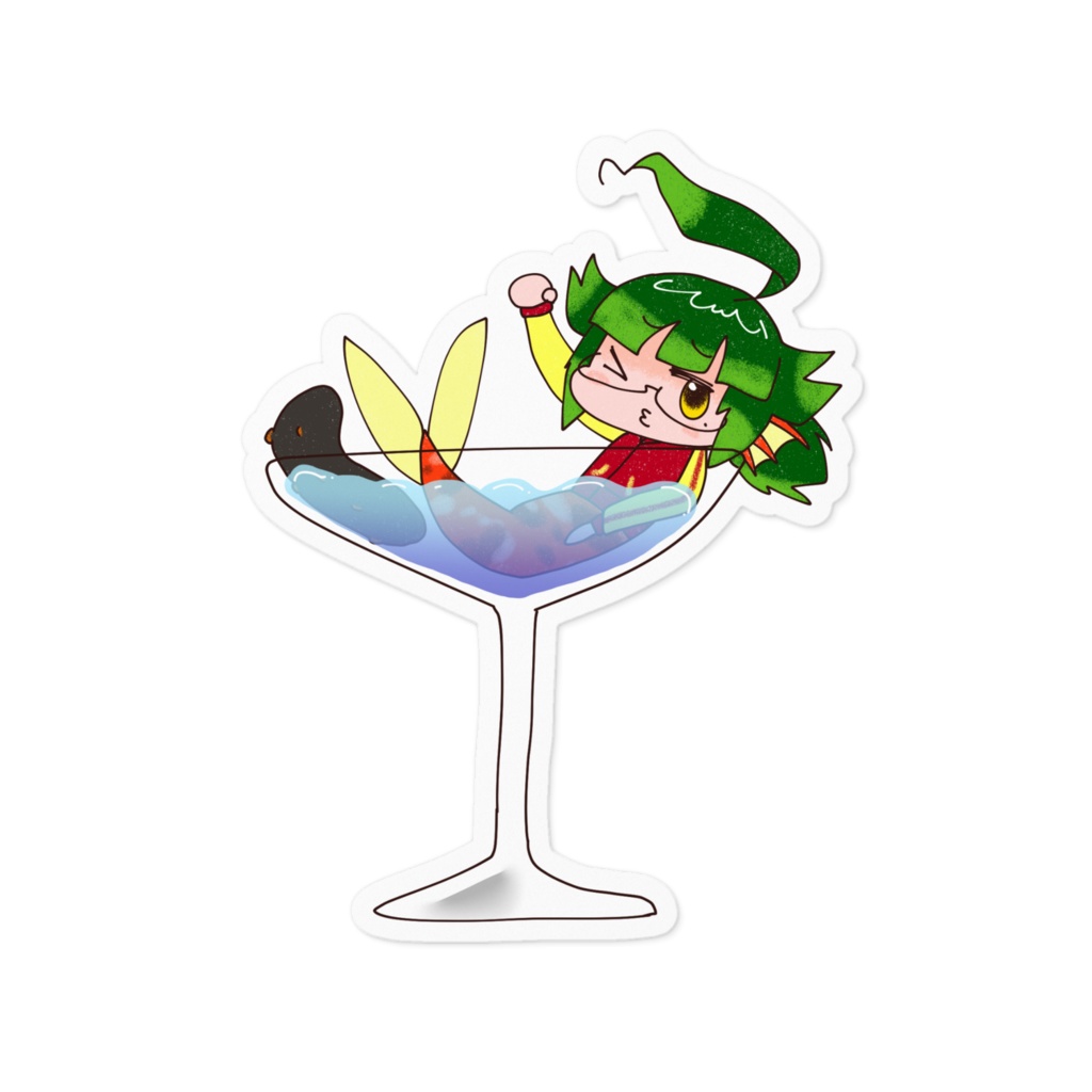 おはなまこステッカー #028