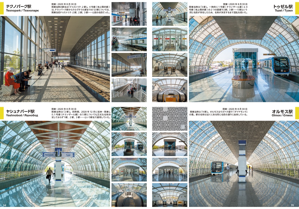 うつくしい地下鉄7 特集タシケント地下鉄その2 ウズベキスタン線・地上環状線