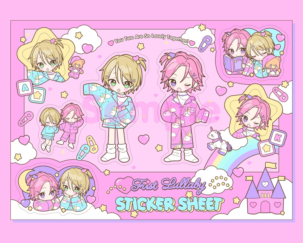 🌟First Lullaby🦄💤ステッカー