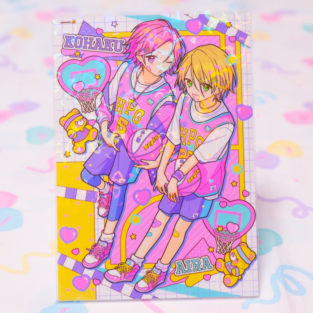 イラストカード🏀➰🏁🩷💛