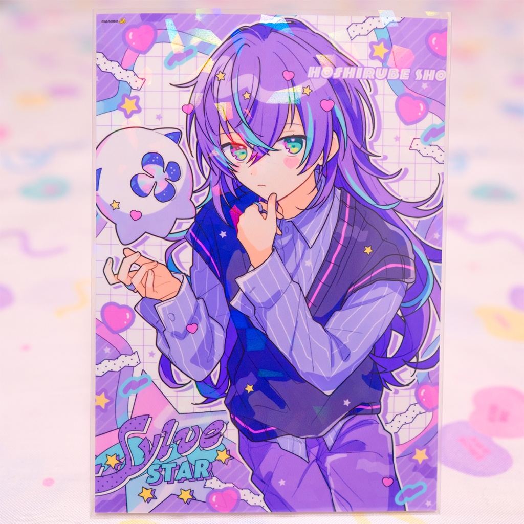 イラストカード🐙🌟💜
