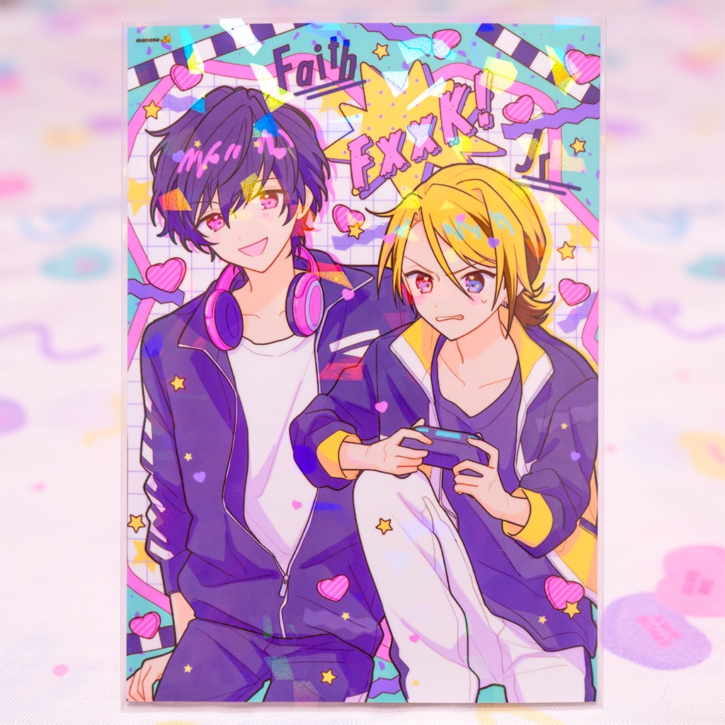 イラストカード😸🎮🩷ˎˊ˗