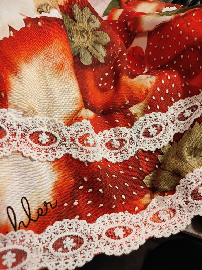 エプロンドレス風JSK(ストロベリー)