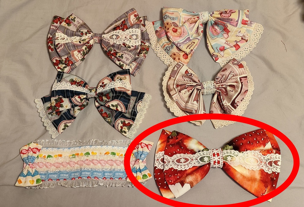 エプロンドレス風JSK(ストロベリー)