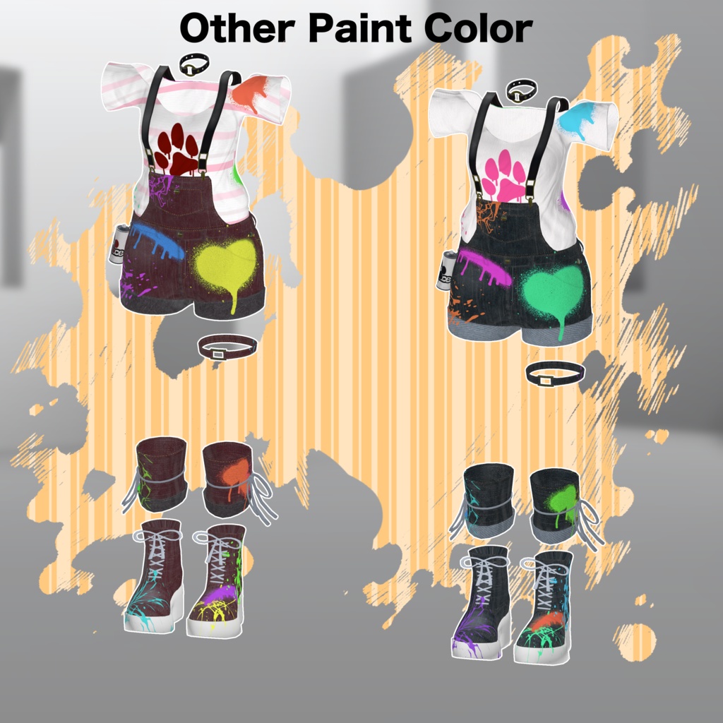 【12アバター対応】『わんぱく★スプラッシュデニム』