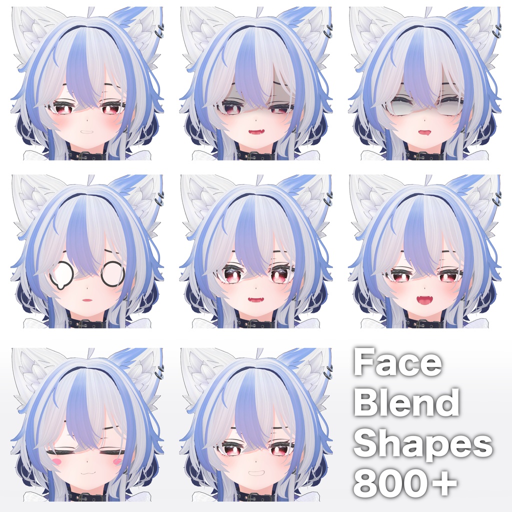 【🐺発売記念セール20%OFF🎉】Shiroa -シロア- 【オリジナル3Dモデル】