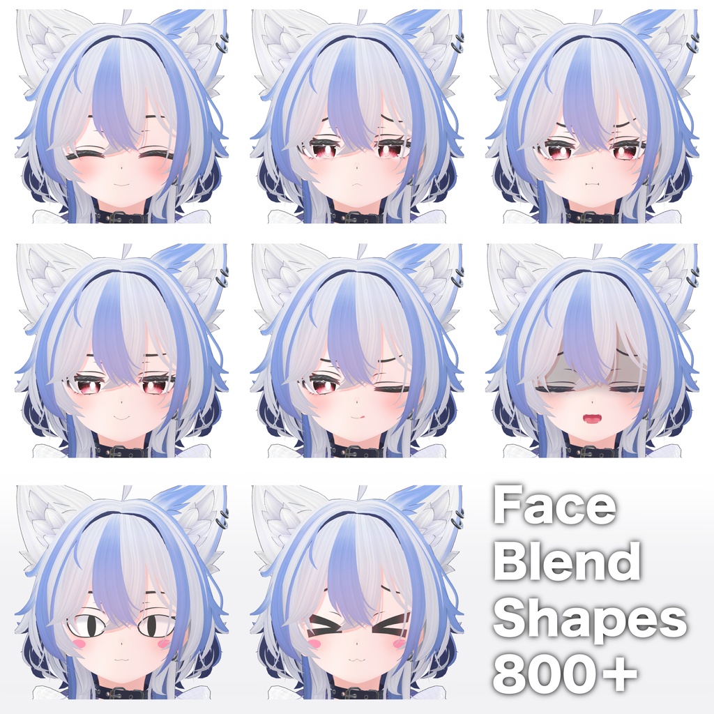 【🐺発売記念セール20%OFF🎉】Shiroa -シロア- 【オリジナル3Dモデル】