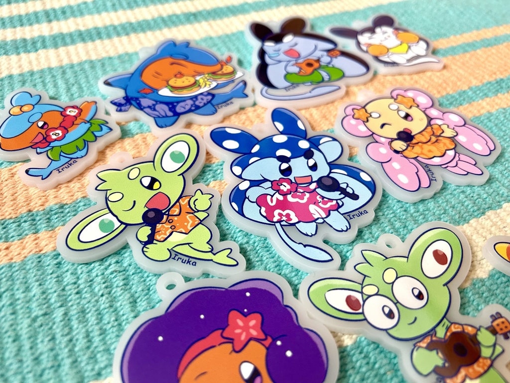 海の生き物チャーム