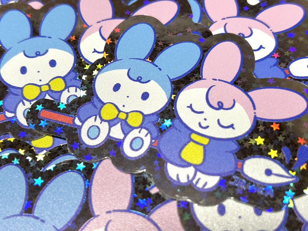 うさぎのステッカー