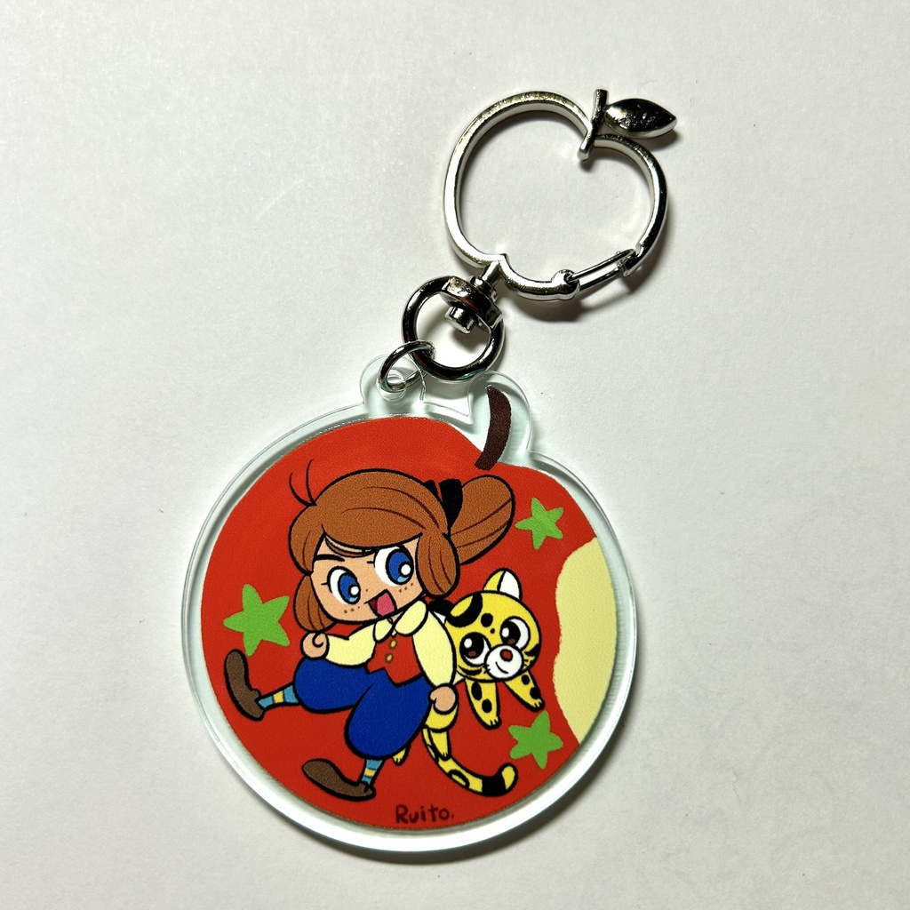 りんご宝島アクキー