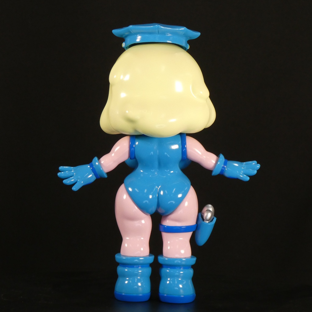 ソフビ スラコ (ポリスブルー)soft vinyl suraco police blue color