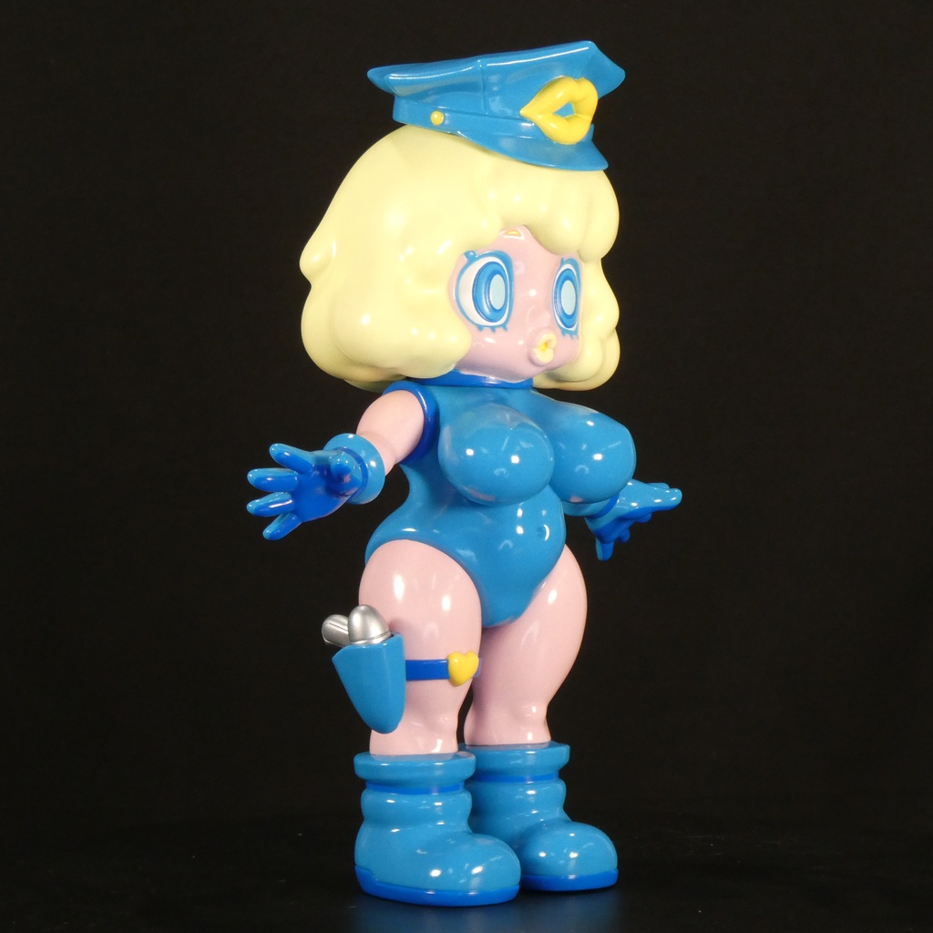 ソフビ スラコ (ポリスブルー)soft vinyl suraco police blue color