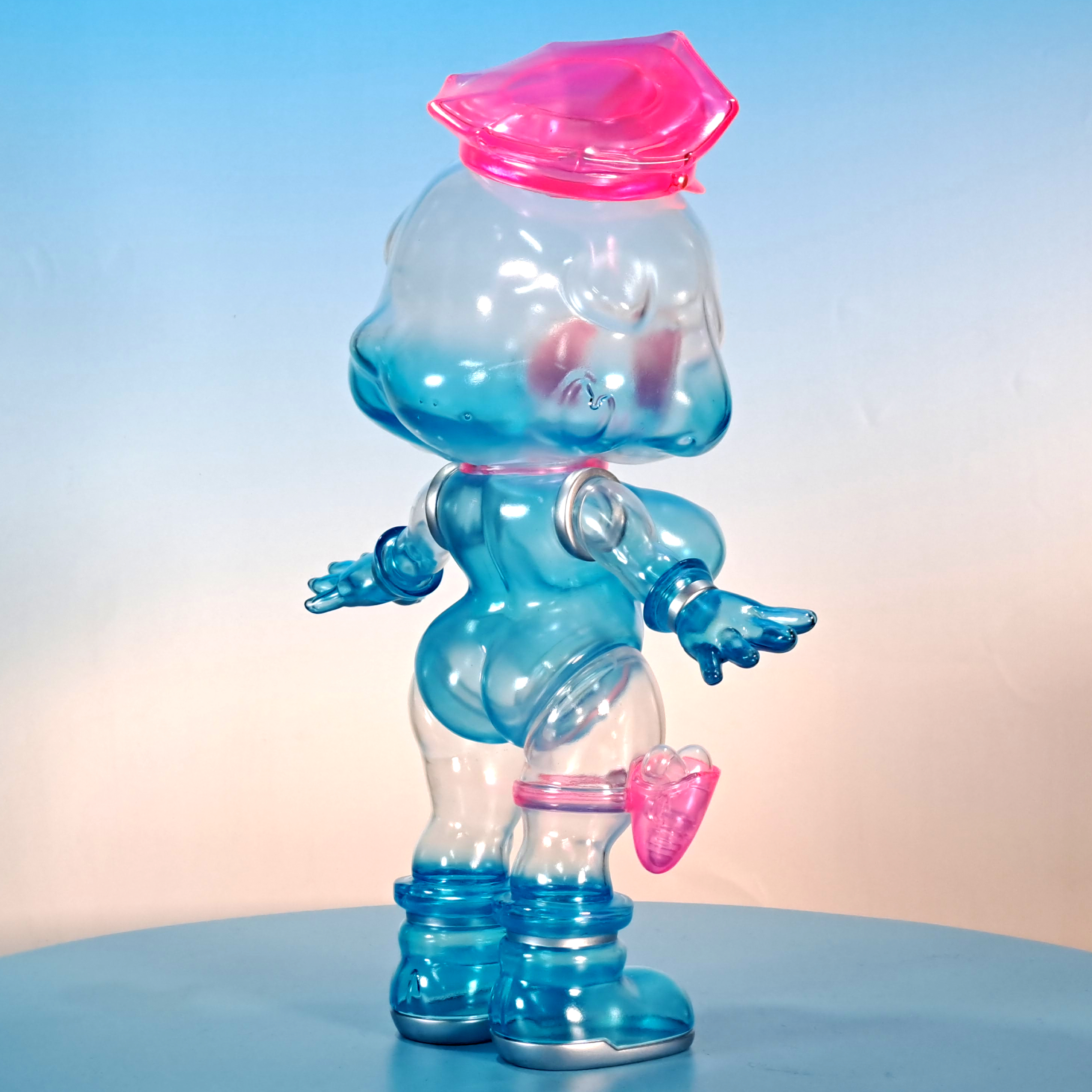Suraco ソフビ スラコ (ゴーストブルー)soft vinyl suraco ghost blue color - studiomarusan - BOOTH