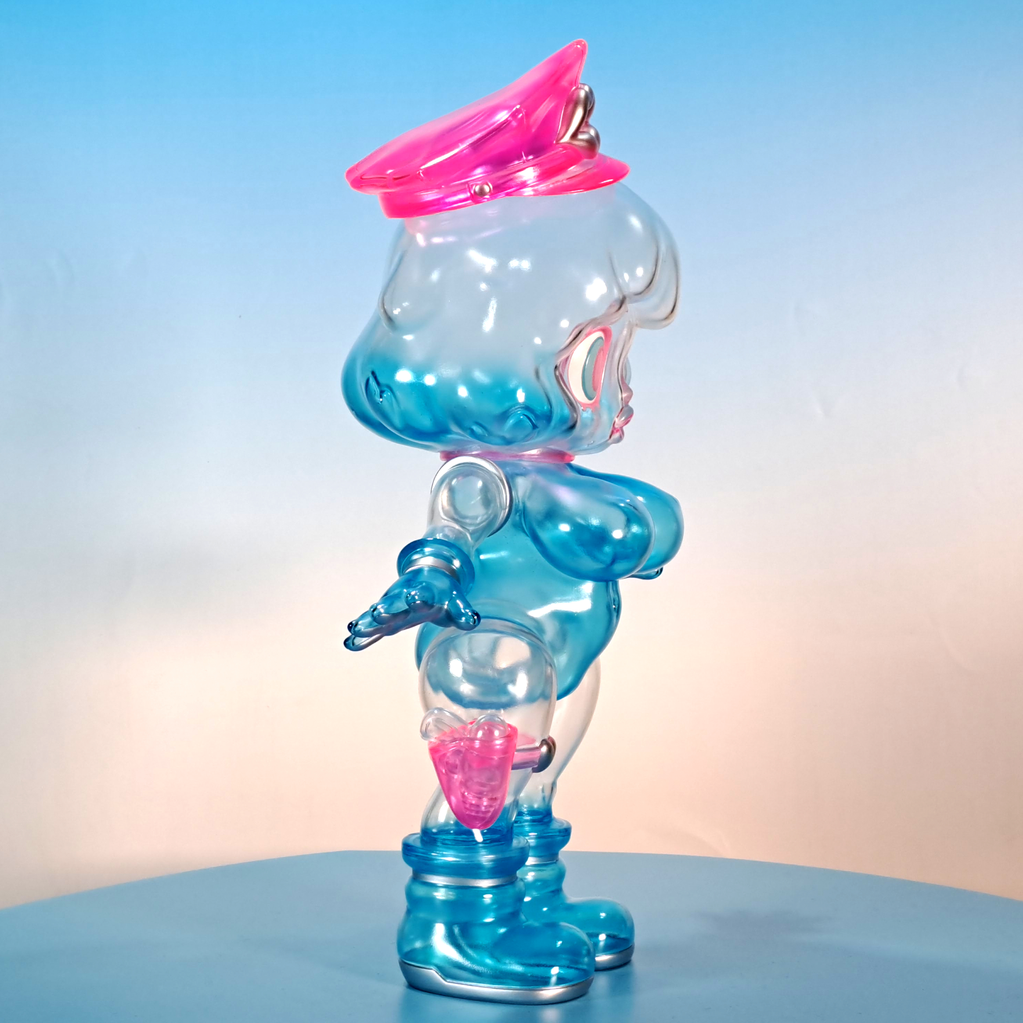 Suraco ソフビ スラコ (ゴーストブルー)soft vinyl suraco ghost blue color - studiomarusan - BOOTH