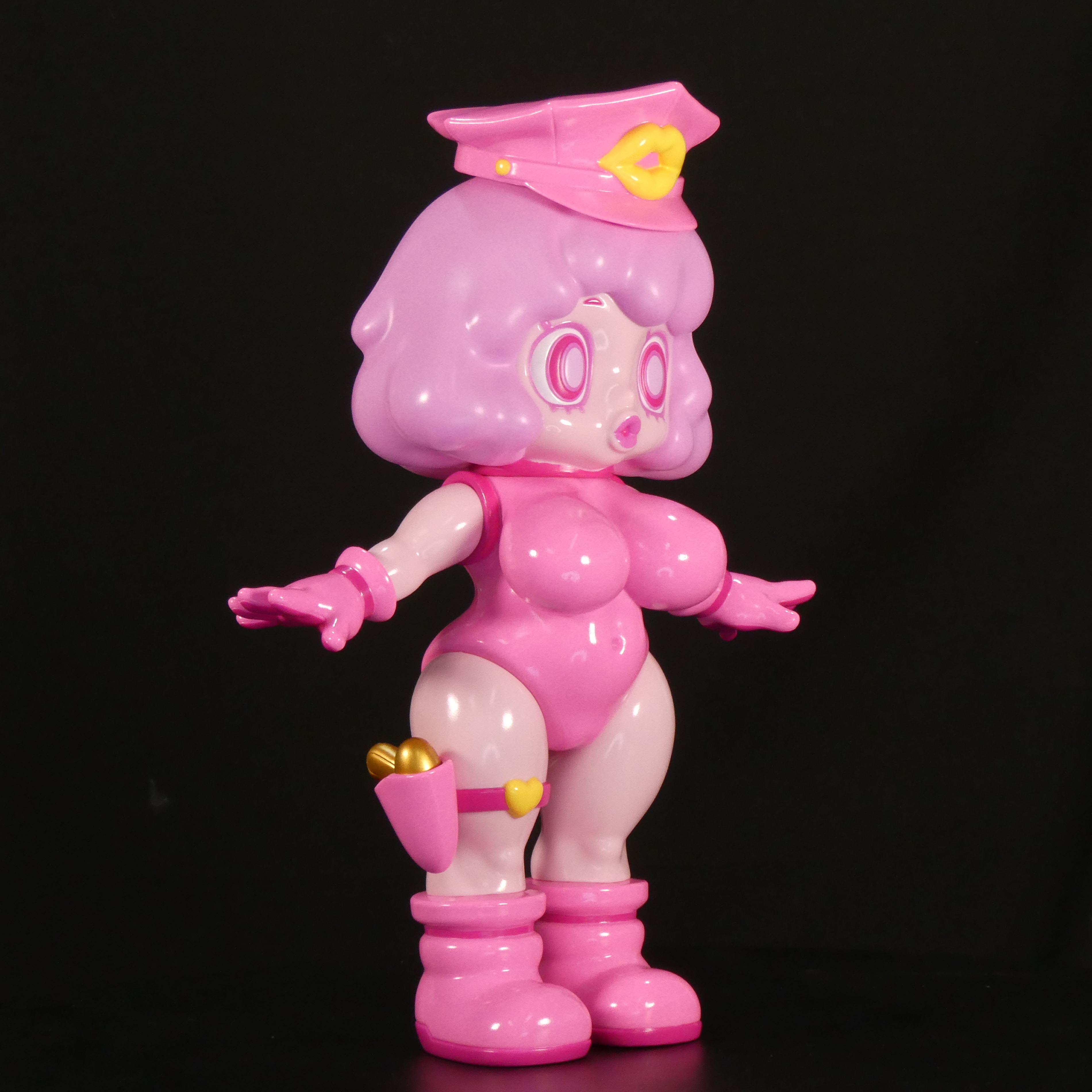 Suraco ソフビ スラコ (ポリスピンク)soft vinyl suraco police pink color - studiomarusan - BOOTH