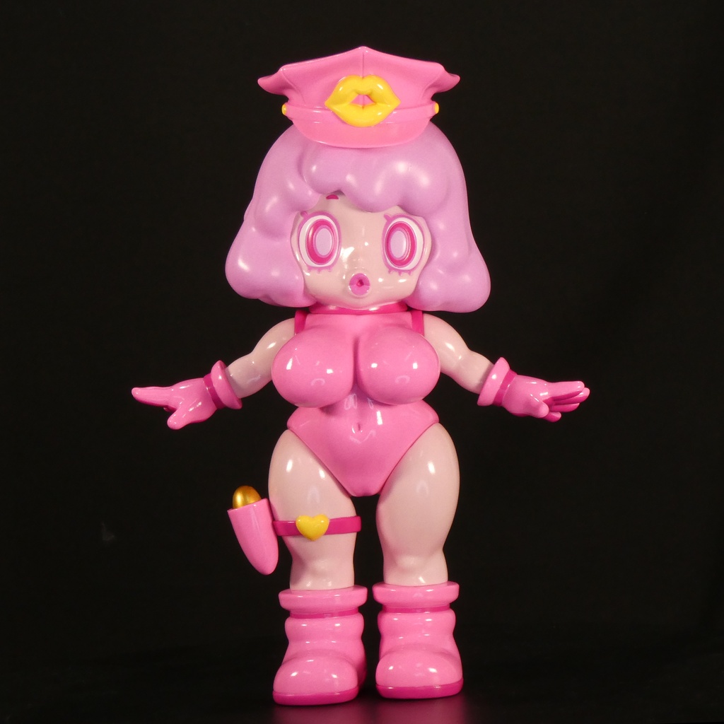 ソフビ スラコ (ポリスピンク)soft vinyl suraco police pink color