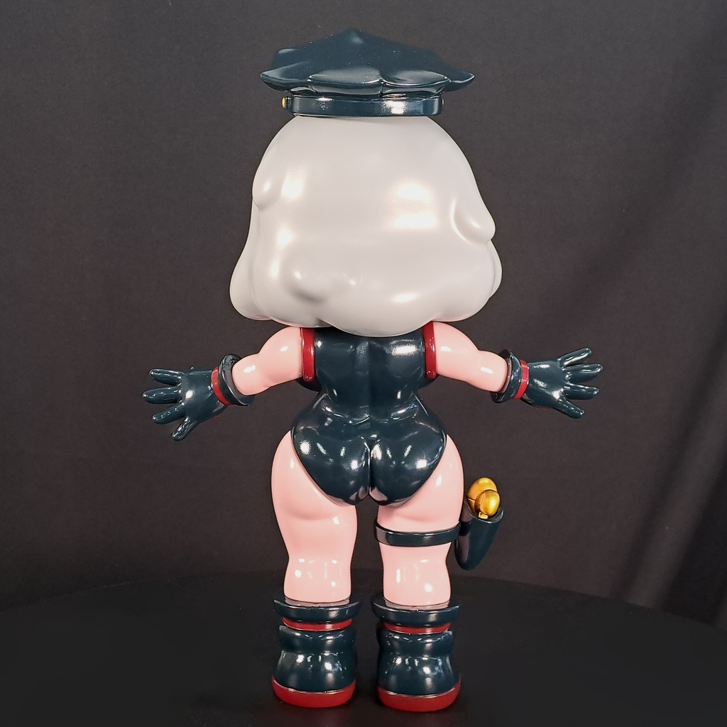 ソフビ スラコ (ポリスブラック)soft vinyl suraco police black color