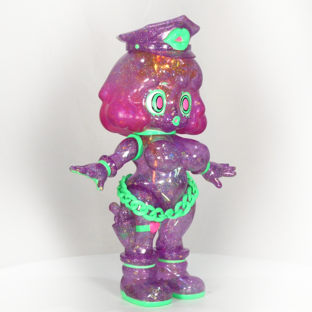 ソフビ スラコ (サイケデリックパープル)soft vinyl suraco Psychedelic Purple