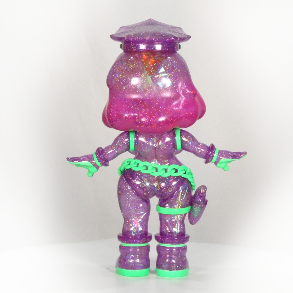 ソフビ スラコ (サイケデリックパープル)soft vinyl suraco Psychedelic Purple