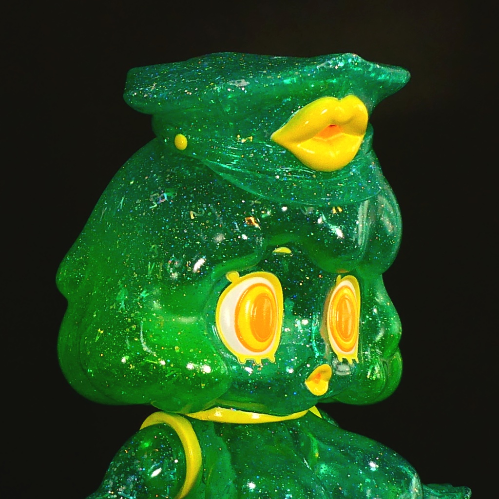 ソフビ スラコ (ヴァーチャルグリーン)soft vinyl suraco Virtual Green