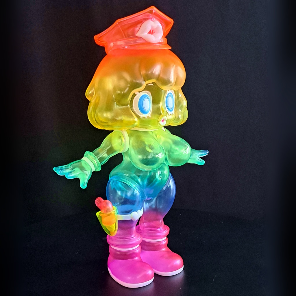 ソフビ スラコ (レインボーカラー)soft vinyl suraco Rainbow Colors