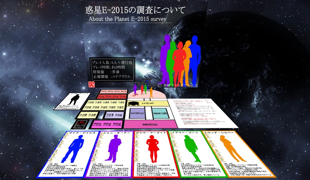 マーダーミステリ―ゲーム「惑星E-2015の調査について」