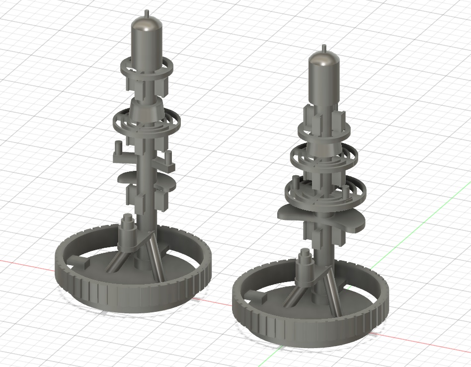 1/700 こんごう型用マストトップ