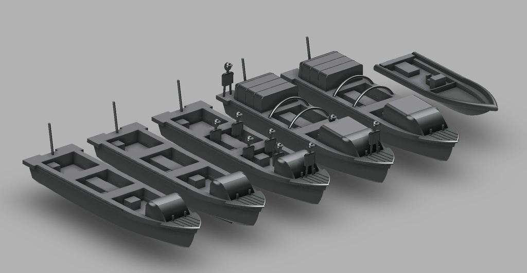 1/700 護衛艦用作業艇(乗員付)