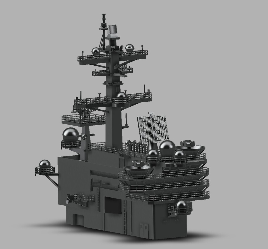 1/700 ロナルド・レーガン用艦橋