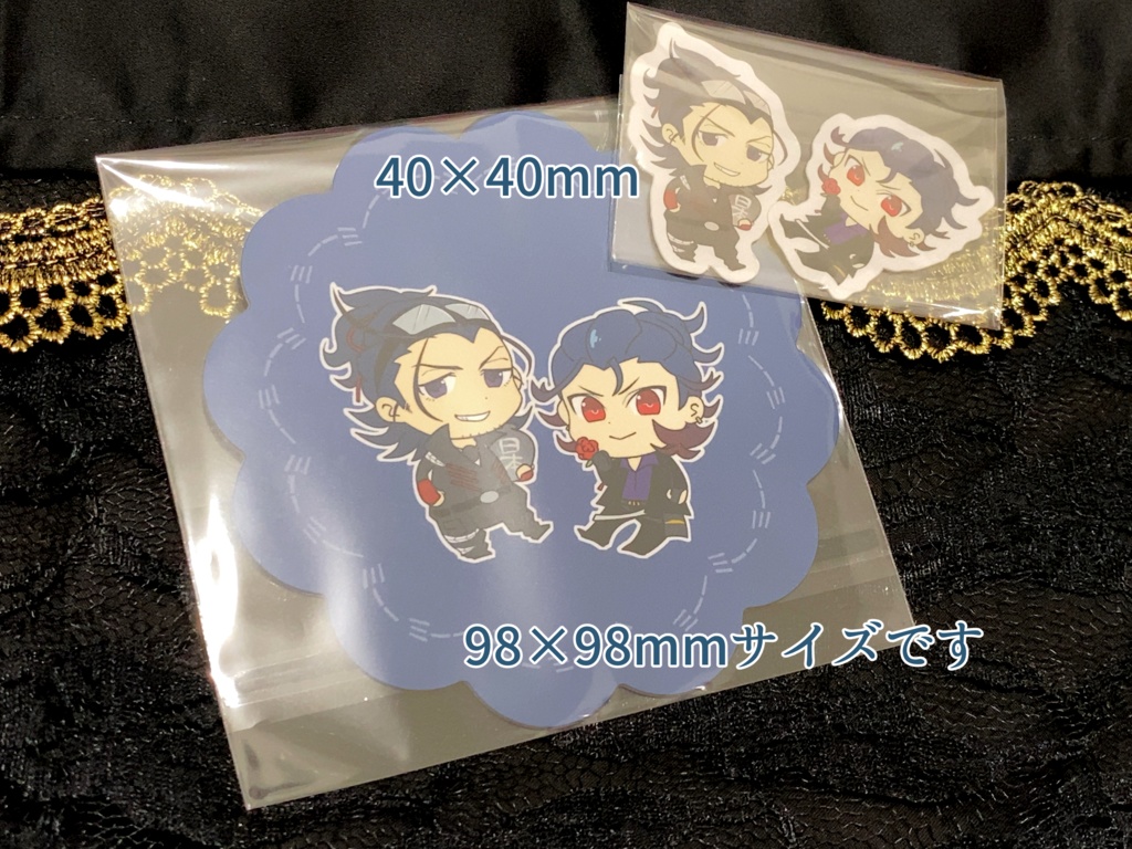 号福・にほふく コースター&シール